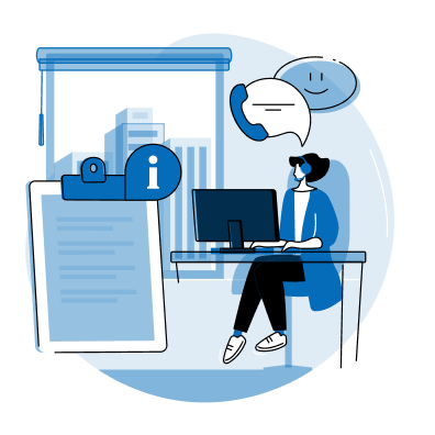 Contact illustration